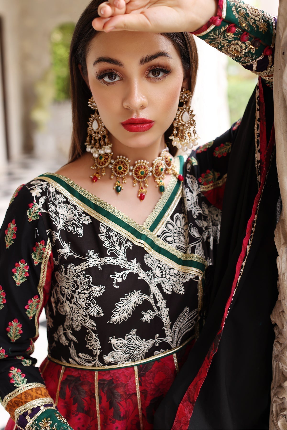 Mina Kashif | Festive Lawn | Anarkali - by - Libasekhas UK - Registered Vendor of : Mina Kashif - 100% Original Designer Dresss