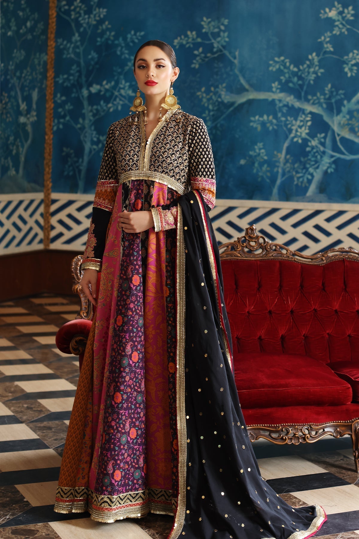 Mina Kashif | Festive Lawn | Misty - by - Libasekhas UK - Registered Vendor of : Mina Kashif - 100% Original Designer Dresss