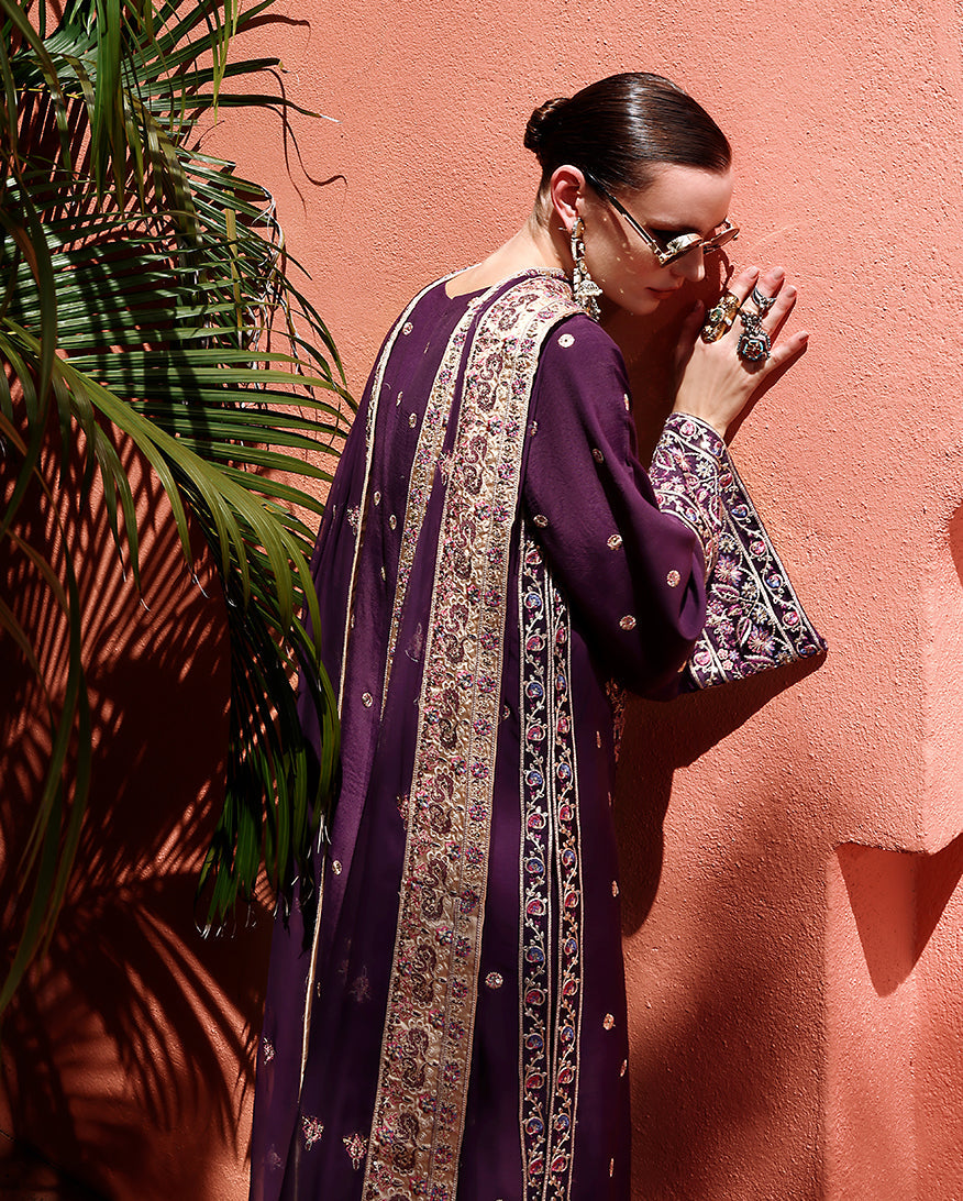 Mushq | Nuvera Raw Silk 26 | Minerva - by Libasekhas UK - Registered Vendor of : Mushq - 100% Original Designer Dress