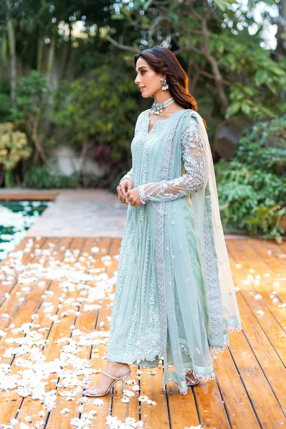 Azure | Embroidered Formals | Mint Breeze - by - Libasekhas UK - Registered Vendor of : Azure - 100% Original Designer Dresss