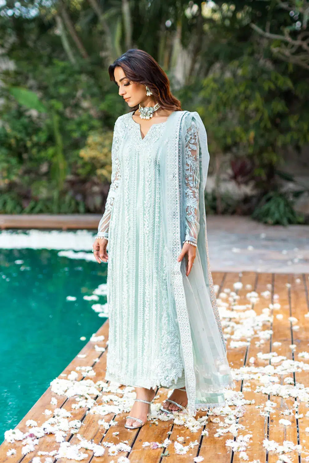 Azure | Embroidered Formals | Mint Breeze - by - Libasekhas UK - Registered Vendor of : Azure - 100% Original Designer Dresss
