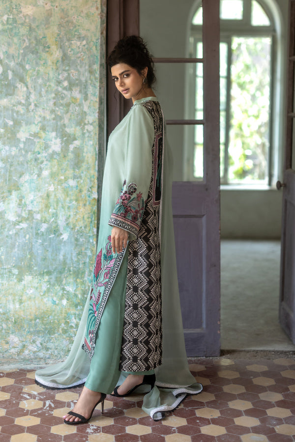 Zainab Chottani | Summer Edition 26 | Mint Serenade - by Libasekhas UK - Registered Vendor of : Zainab Chottani - 100% Original Designer Dress