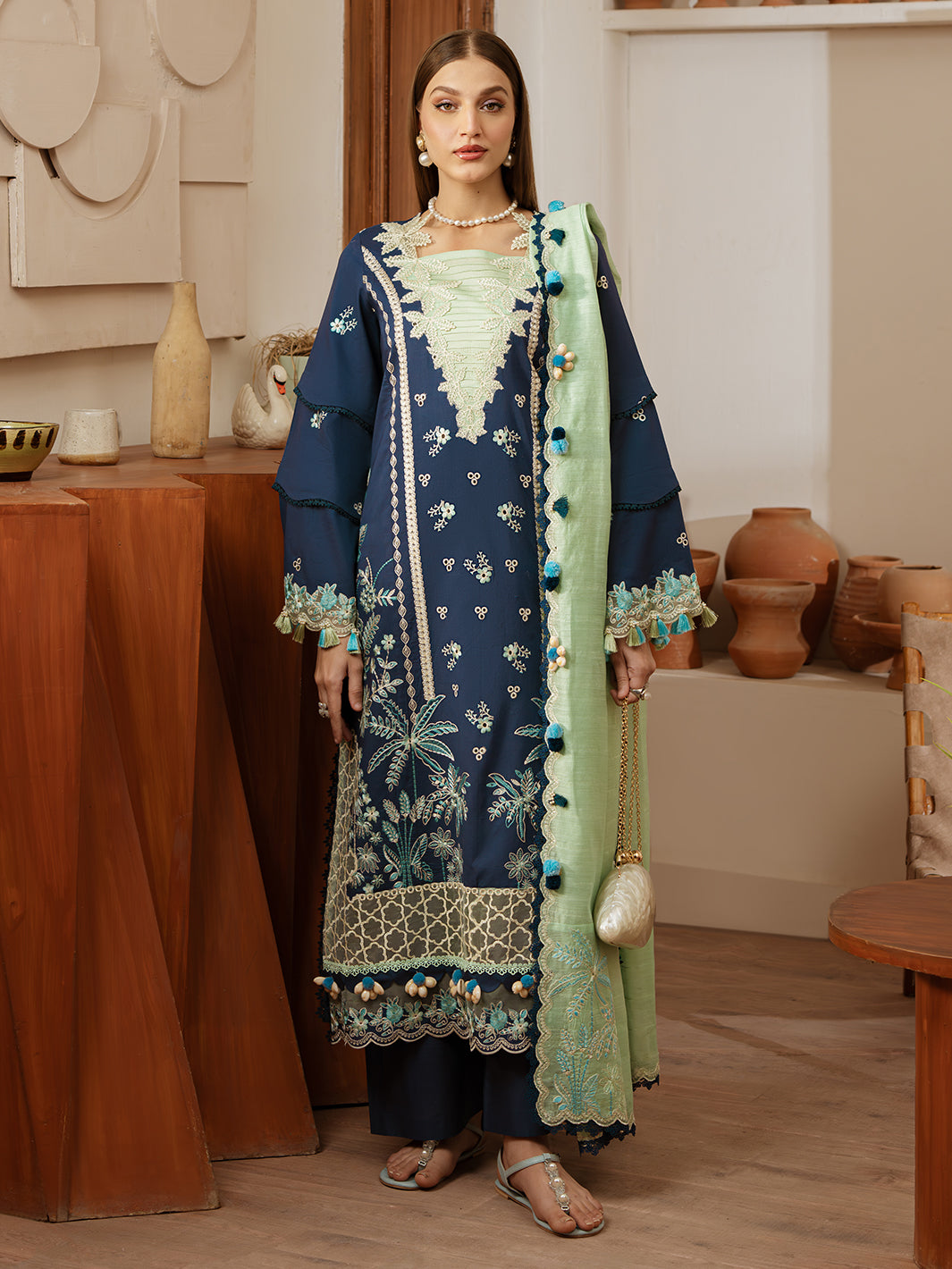 Mahnur | Florence Luxury Lawn 25 | MIRAAL - by - Libasekhas UK - Registered Vendor of : Mahnur - 100% Original Designer Dresss