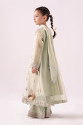 3 Piece Embroidered Organza Suit - Kids Clothing - available at Maria Faisal in UK and USA.