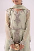 3 Piece Embroidered Organza Suit - Kids Clothing - available at Maria Faisal in UK and USA.
