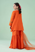 3 Piece Embroidered Lawn Suit - Kids Clothing - available at Maria Faisal in UK and USA.