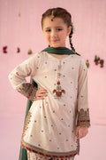 3 Piece Embroidered Dobby Suit - Kids Clothing - available at Maria Faisal in UK and USA.