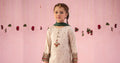3 Piece Embroidered Dobby Suit - Kids Clothing - available at Maria Faisal in UK and USA.