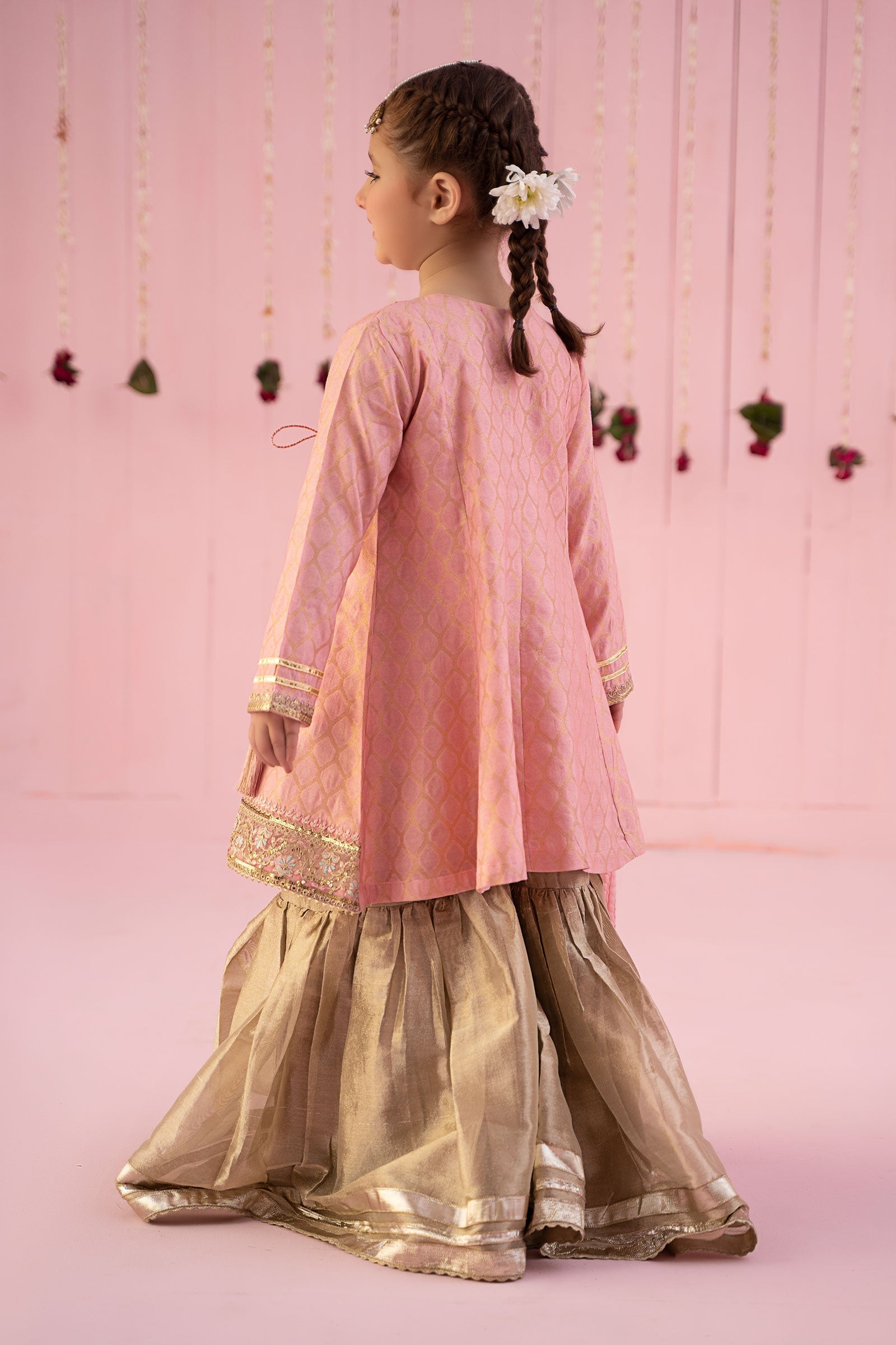 Maria B | 3 Piece Embroidered Jacquard Suit | MKS-EF24-13 - by - Libasekhas UK - Registered Vendor of : Maria B - 100% Original Designer Dresss