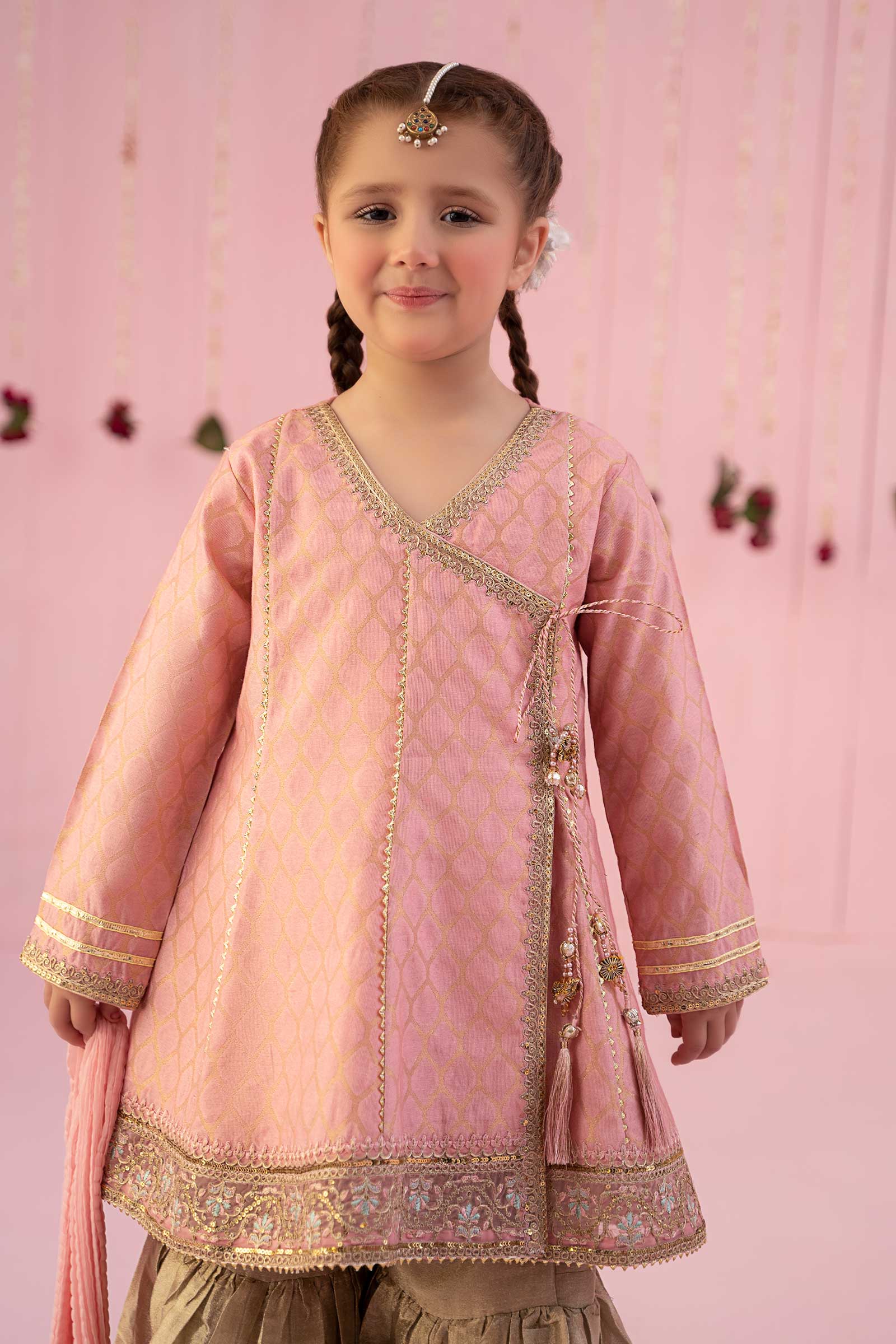 Maria B | 3 Piece Embroidered Jacquard Suit | MKS-EF24-13 - by - Libasekhas UK - Registered Vendor of : Maria B - 100% Original Designer Dresss