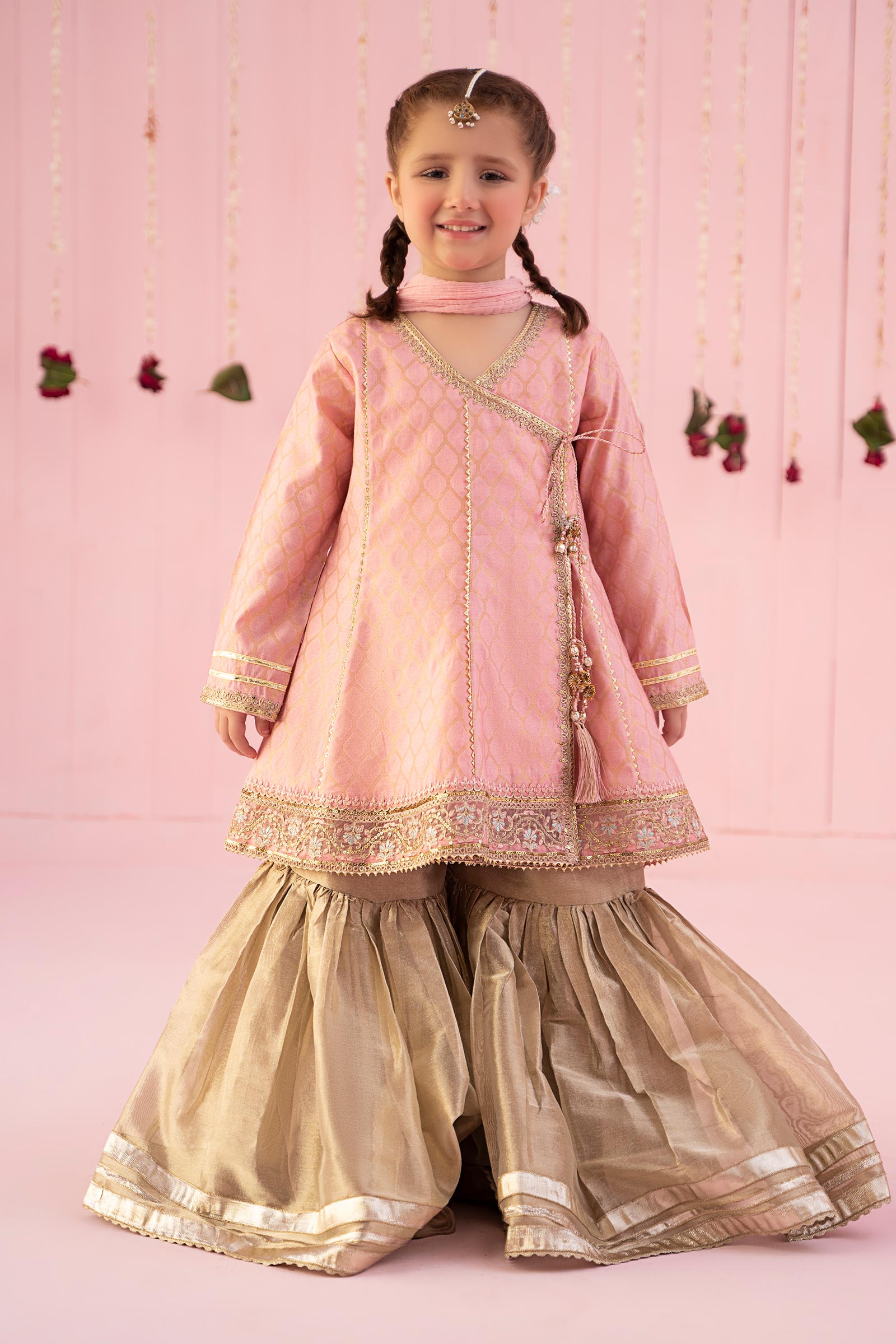 Maria B | 3 Piece Embroidered Jacquard Suit | MKS-EF24-13 - by - Libasekhas UK - Registered Vendor of : Maria B - 100% Original Designer Dresss