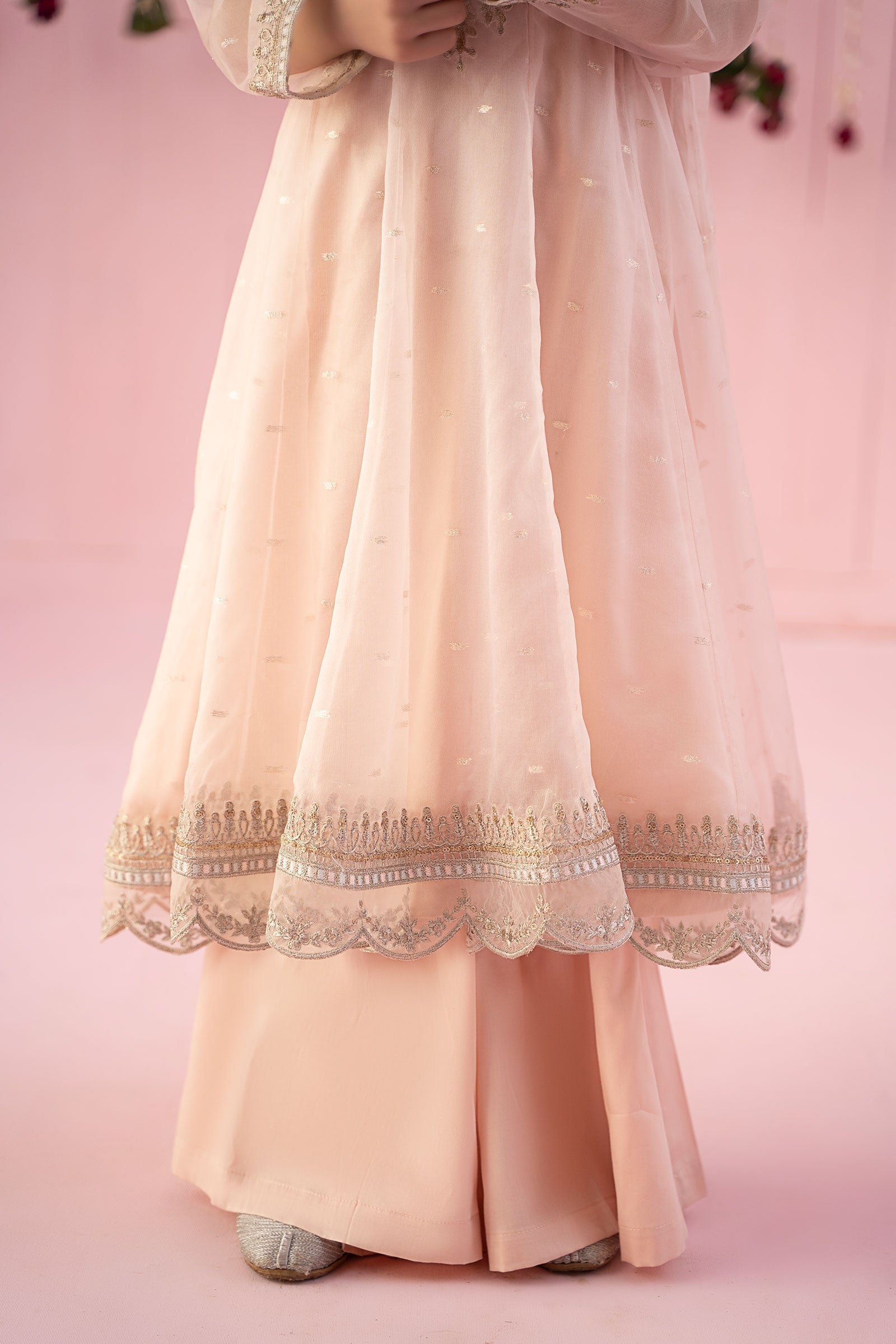 Maria B | 3 Piece Embroidered Organza Suit | MKS-EF24-19 - by - Libasekhas UK - Registered Vendor of : Maria B - 100% Original Designer Dresss