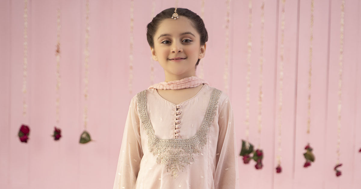 Maria B | 3 Piece Embroidered Organza Suit | MKS-EF24-19 - by - Libasekhas UK - Registered Vendor of : Maria B - 100% Original Designer Dresss
