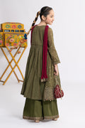 Maria B | 3 Piece Embroidered Zari Lawn Suit | MKS-EF24-33 - by - Libasekhas UK - Registered Vendor of : Maria B - 100% Original Designer Dresss