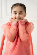 3 Piece Dyed Organza Suit - Kids Clothing - available at Maria Faisal in UK and USA.