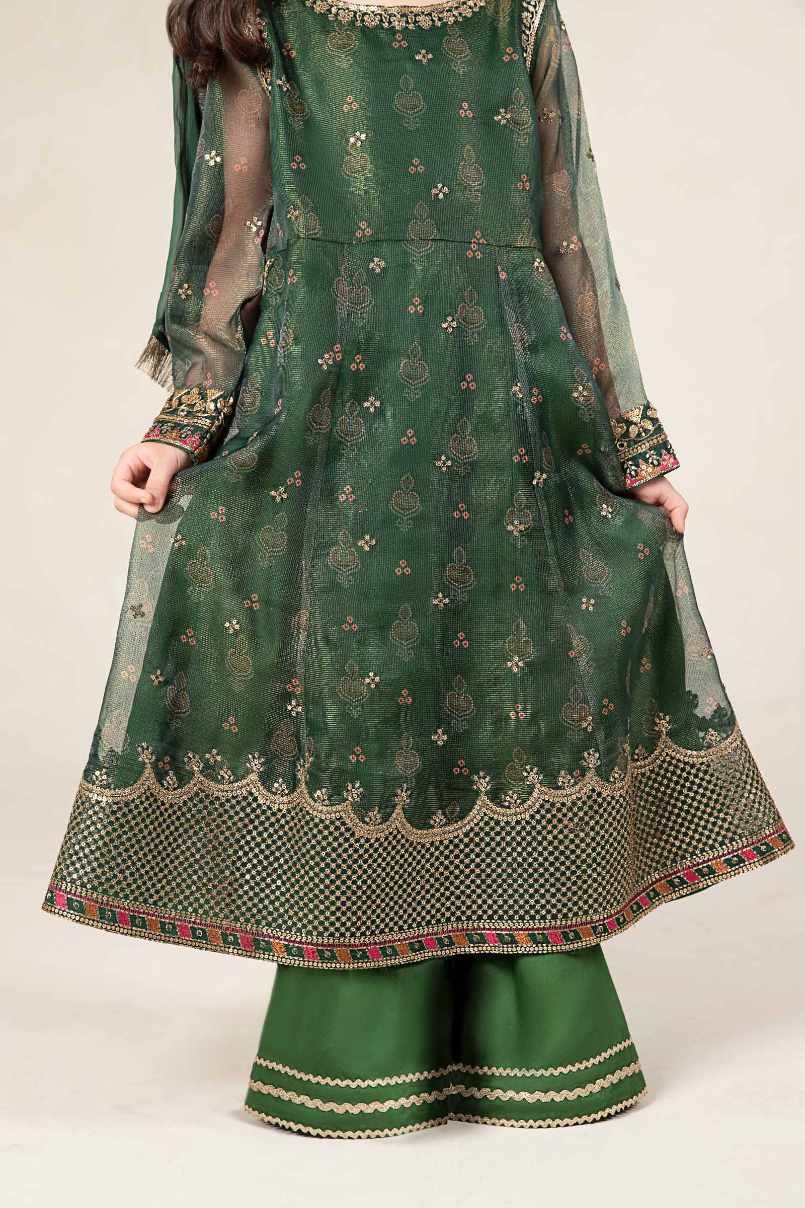 Maria B | 3 Piece Embroidered Cotton Net Suit | MKS-W24-01 - by - Libasekhas UK - Registered Vendor of : Maria B - 100% Original Designer Dresss