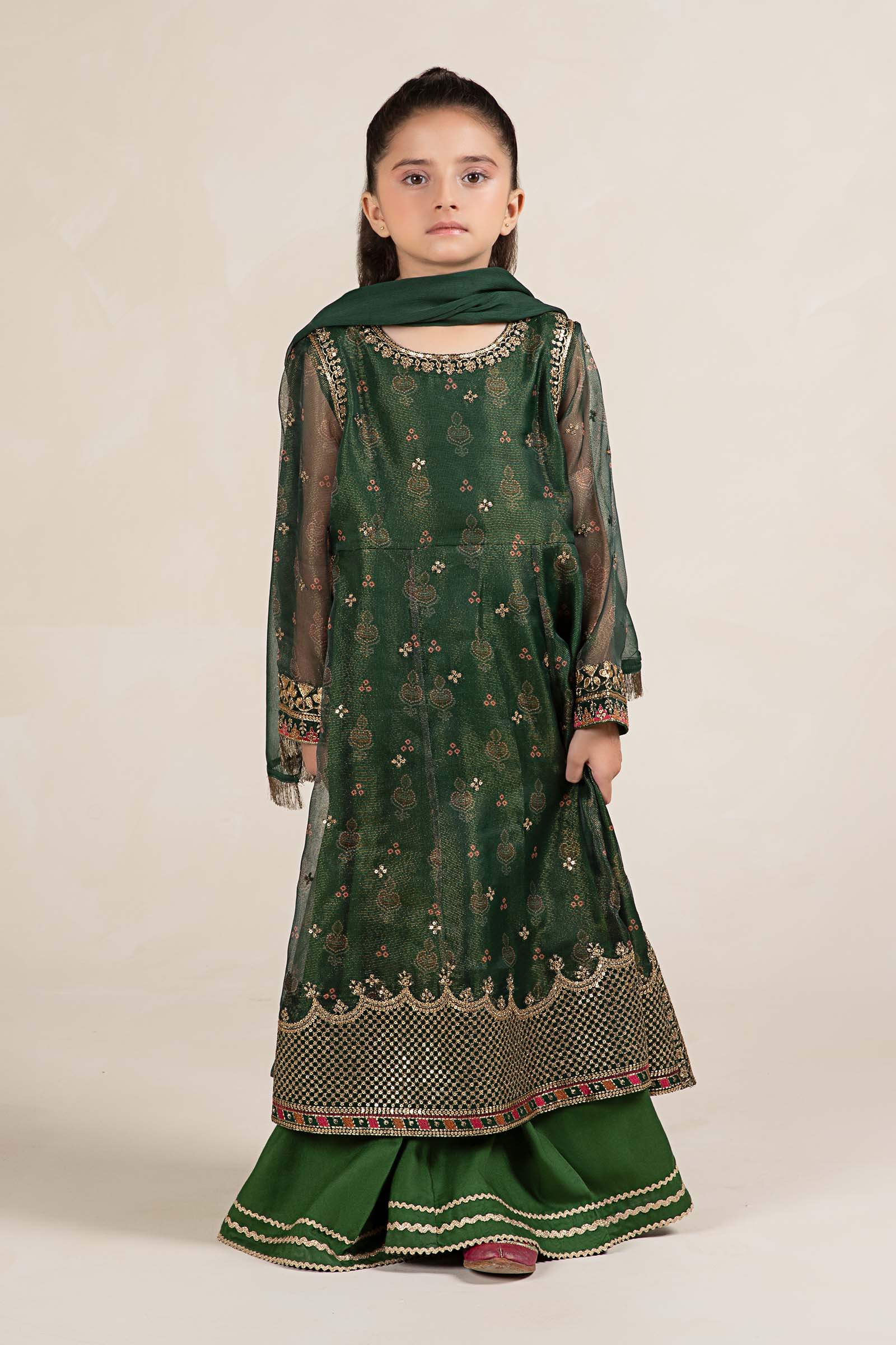 Maria B | 3 Piece Embroidered Cotton Net Suit | MKS-W24-01 - by - Libasekhas UK - Registered Vendor of : Maria B - 100% Original Designer Dresss