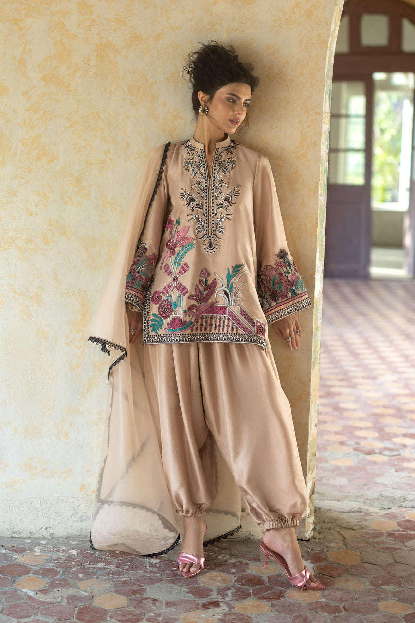Zainab Chottani | Summer Edition 26 | Mocha Dusk - by Libasekhas UK - Registered Vendor of : Zainab Chottani - 100% Original Designer Dress