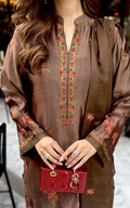 Asifa and Nabeel | Silk Edit 26 | Mocha Mystique - by Libasekhas UK - Registered Vendor of : Asifa and Nabeel - 100% Original Designer Dress