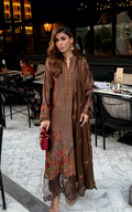 Asifa and Nabeel | Silk Edit 26 | Mocha Mystique - by Libasekhas UK - Registered Vendor of : Asifa and Nabeel - 100% Original Designer Dress