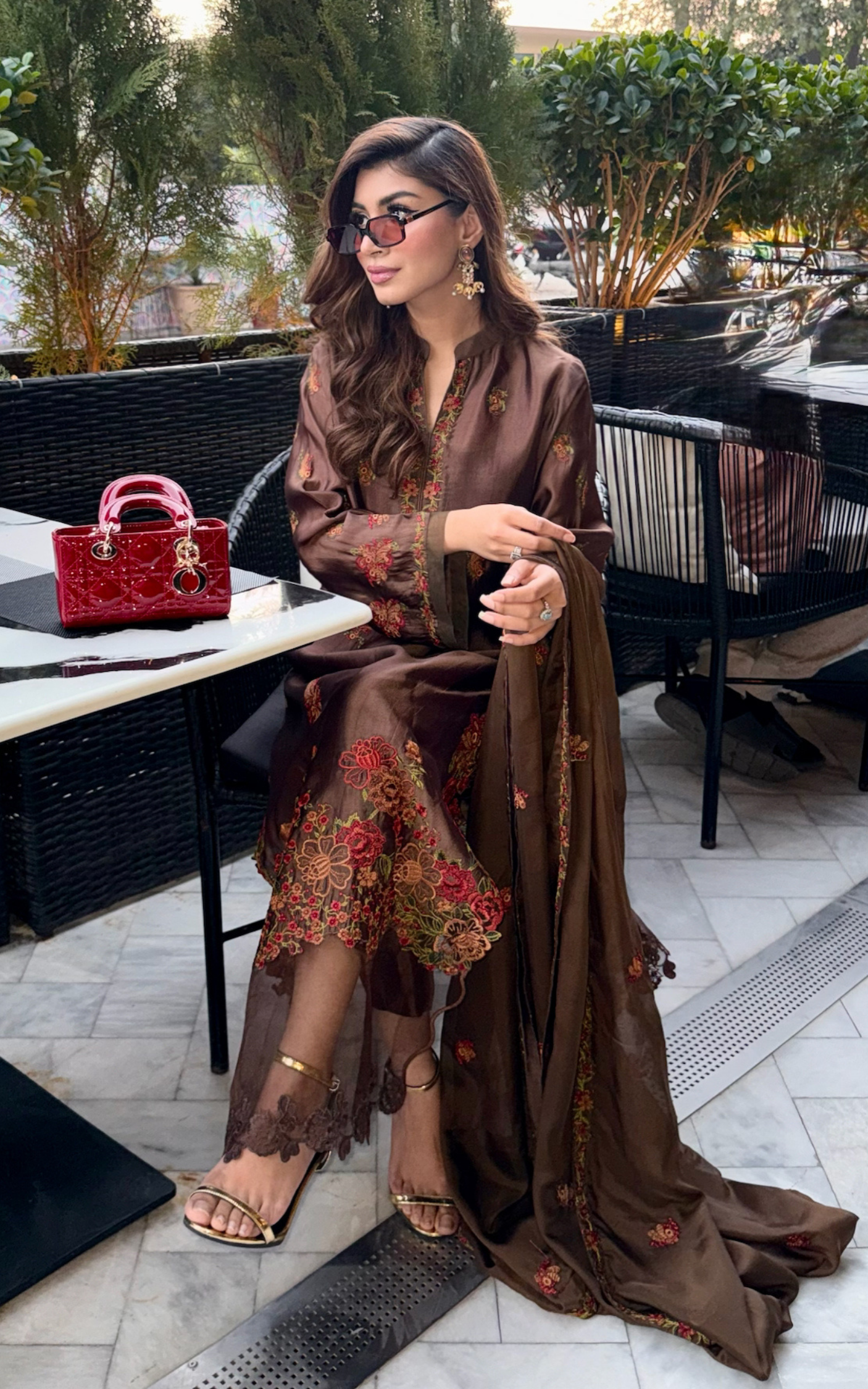 Asifa and Nabeel | Silk Edit 26 | Mocha Mystique - by Libasekhas UK - Registered Vendor of : Asifa and Nabeel - 100% Original Designer Dress