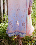 Mushq | Solace Ombre Chikankari | Morning Veil - by Libasekhas - Registered Vendor of : Mushq - 100% Original Designer Dress