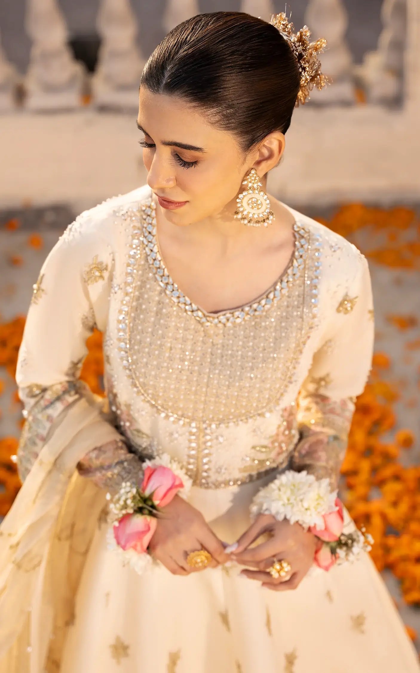 Asifa and Nabeel | Sunehri Eid 25 | Motia-(SEF25-08) - by - Libasekhas UK - Registered Vendor of : Asifa and Nabeel - 100% Original Designer Dresss