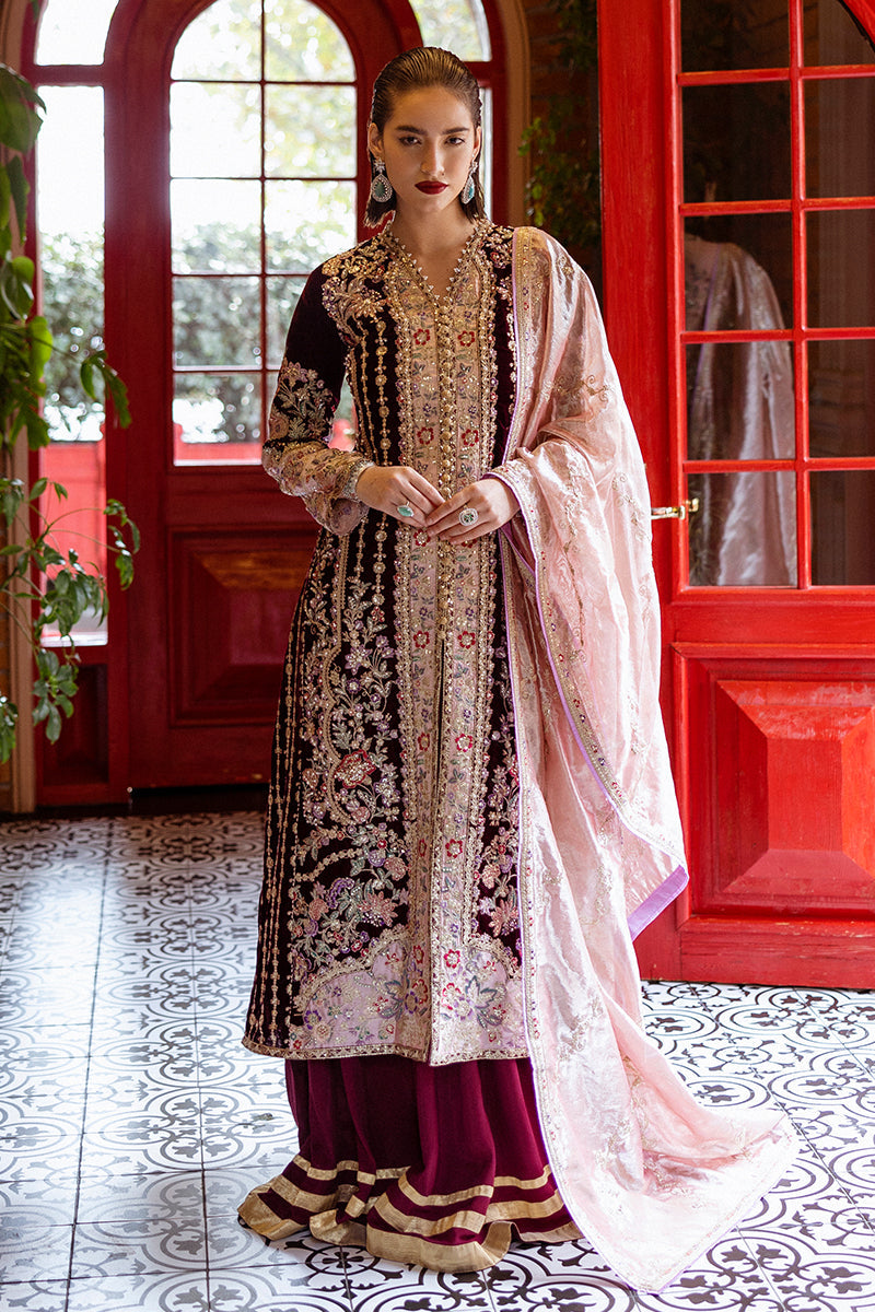 Mushq | Deja Vu Velvet | Sentimental Journey - by - Libasekhas UK - Registered Vendor of : Mushq - 100% Original Designer Dresss
