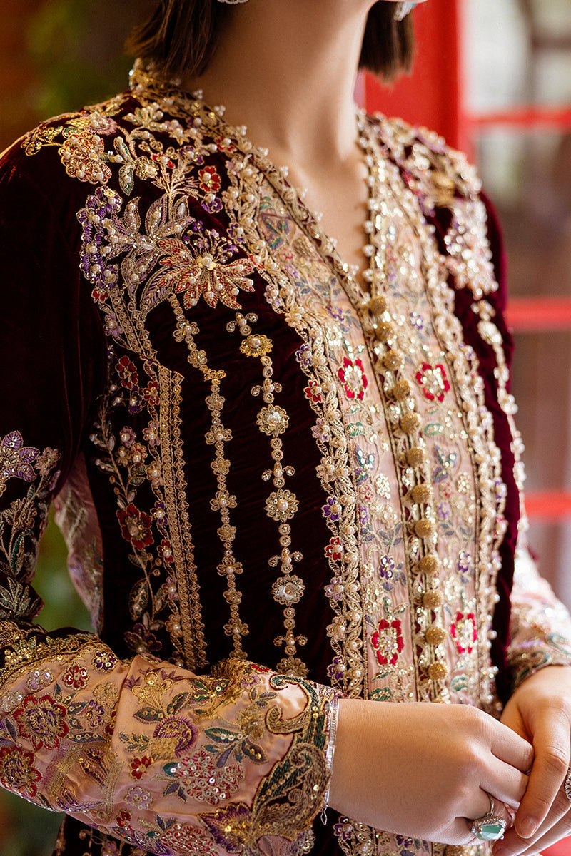 Mushq | Deja Vu Velvet | Sentimental Journey - by - Libasekhas UK - Registered Vendor of : Mushq - 100% Original Designer Dresss