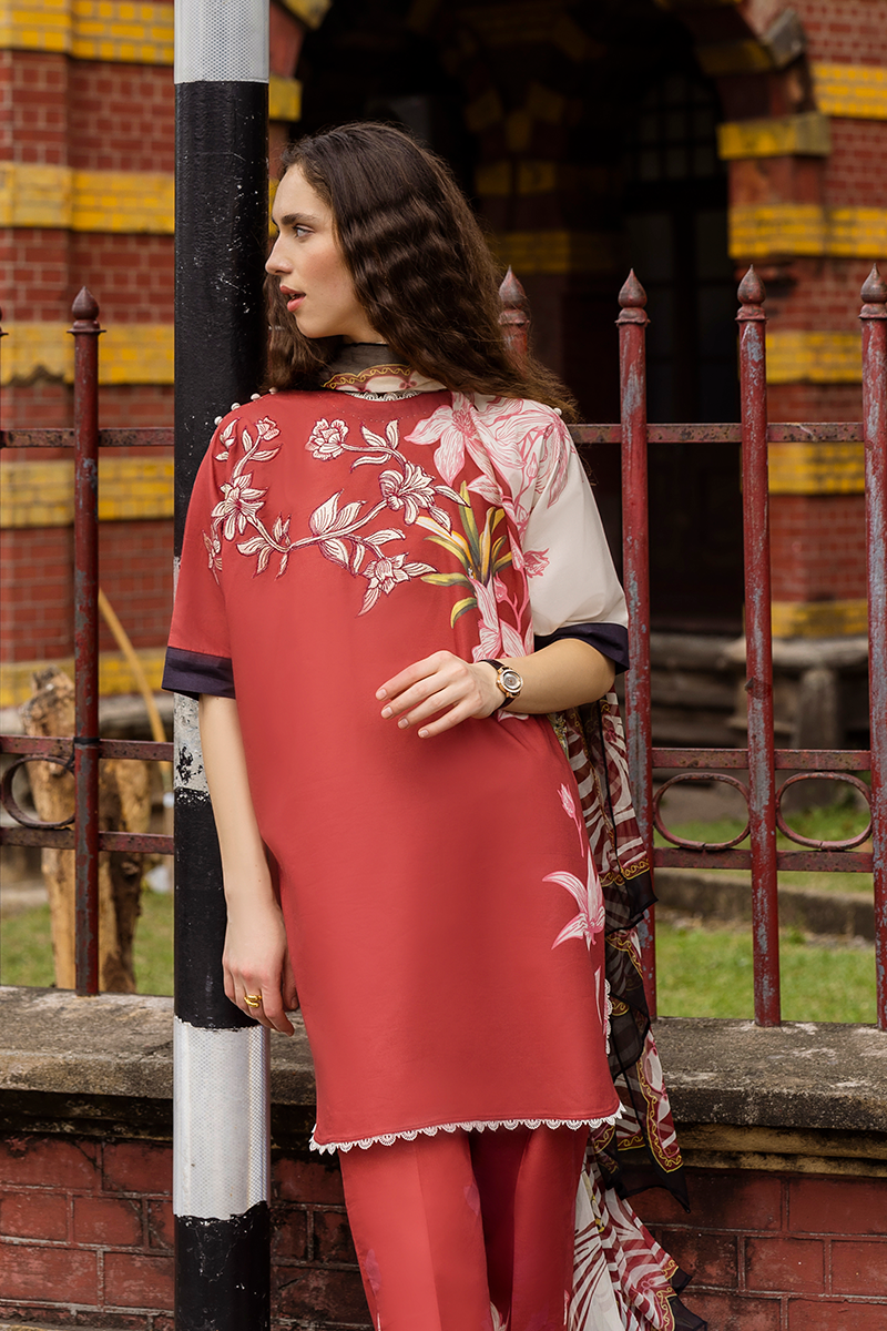 Mushq | La Dolce Hemline Prints 25 | Fiorella - by - Libasekhas UK - Registered Vendor of : Mushq - 100% Original Designer Dresss