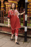 Mushq | La Dolce Hemline Prints 25 | Fiorella - by - Libasekhas UK - Registered Vendor of : Mushq - 100% Original Designer Dresss