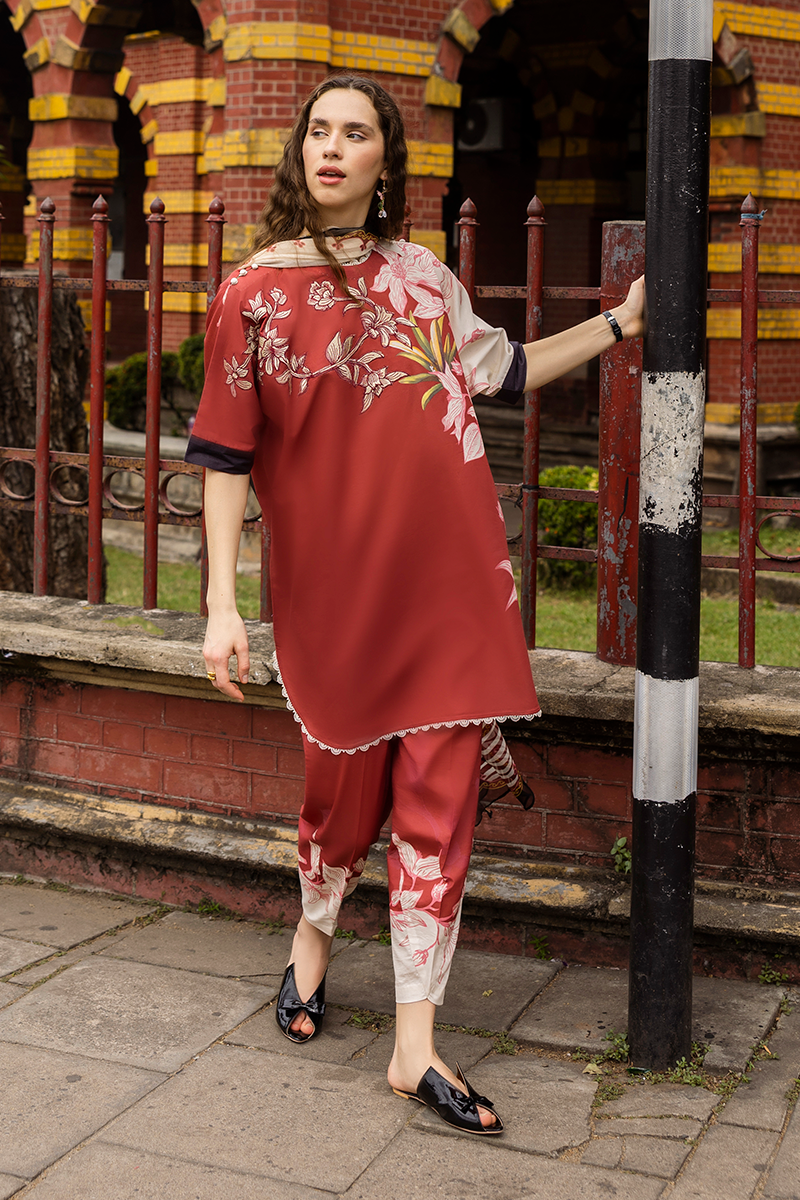 Mushq | La Dolce Hemline Prints 25 | Fiorella - by - Libasekhas UK - Registered Vendor of : Mushq - 100% Original Designer Dresss