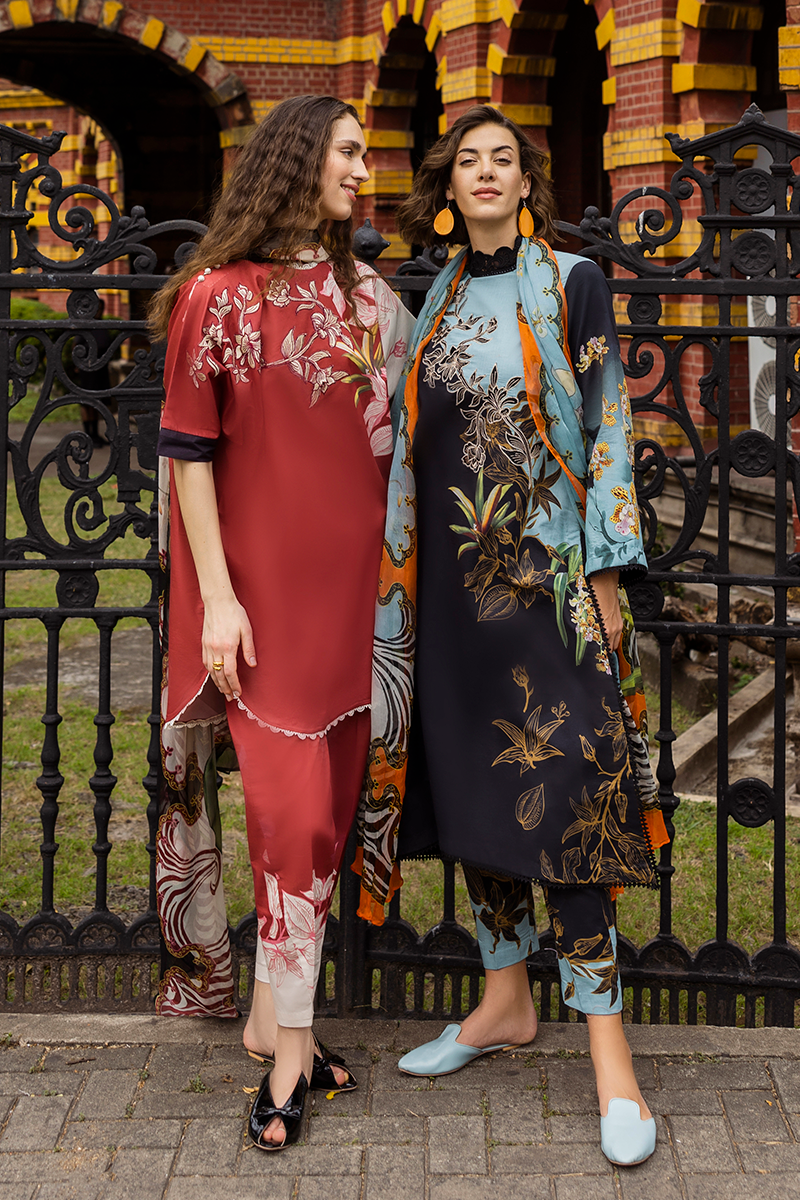 Mushq | La Dolce Hemline Prints 25 | Fiorella - by - Libasekhas UK - Registered Vendor of : Mushq - 100% Original Designer Dresss
