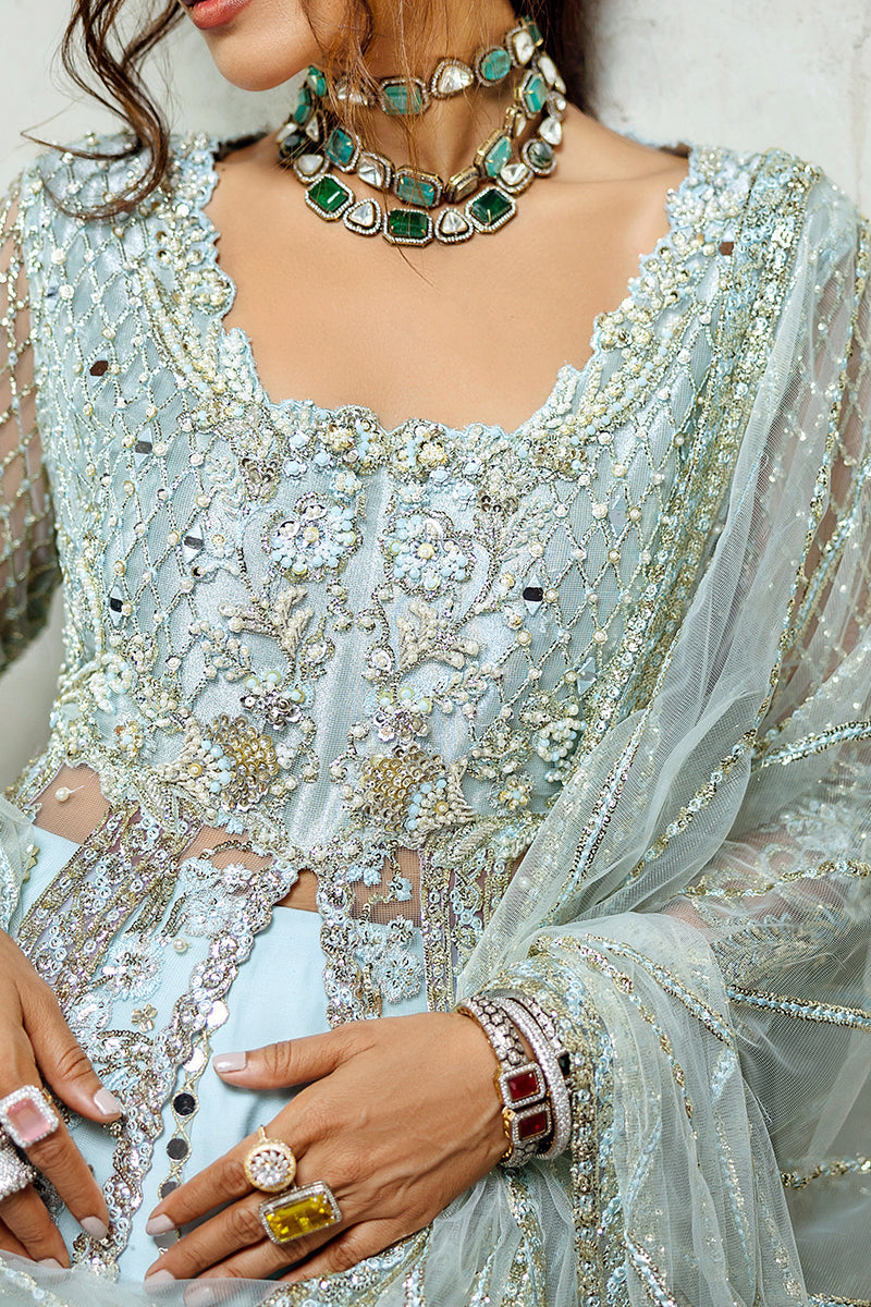 Mushq | Stardust Wedding Collection 24 |  Silver Screen - by - Libasekhas UK - Registered Vendor of : Mushq - 100% Original Designer Dresss
