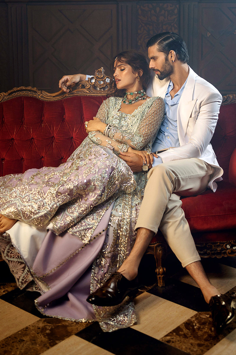 Mushq | Stardust Wedding Collection 24 |  Silver Screen - by - Libasekhas UK - Registered Vendor of : Mushq - 100% Original Designer Dresss