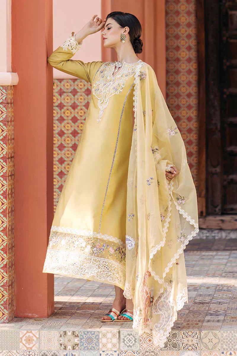 Mushq | Tehreem Luxury Pret 24 | GOLDEN GLIMMER - by - Libasekhas UK - Registered Vendor of : Mushq - 100% Original Designer Dresss