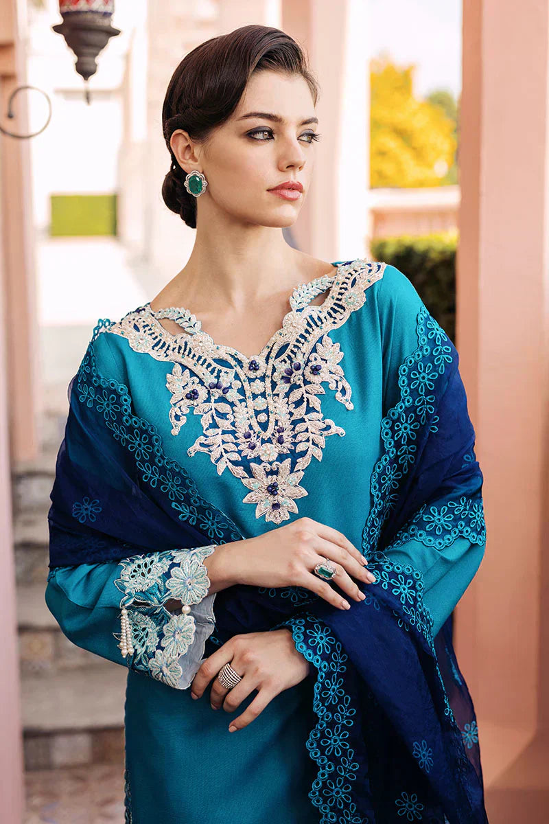 Mushq | Tehreem Luxury Pret 24 | WHISPERING WILLOW - by - Libasekhas UK - Registered Vendor of : Mushq - 100% Original Designer Dresss