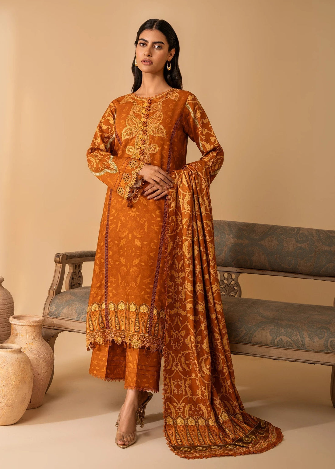 Nureh | Shades of Winter | LEILANI (AZ-04) - by - Libasekhas UK - Registered Vendor of : Nureh - 100% Original Designer Dresss
