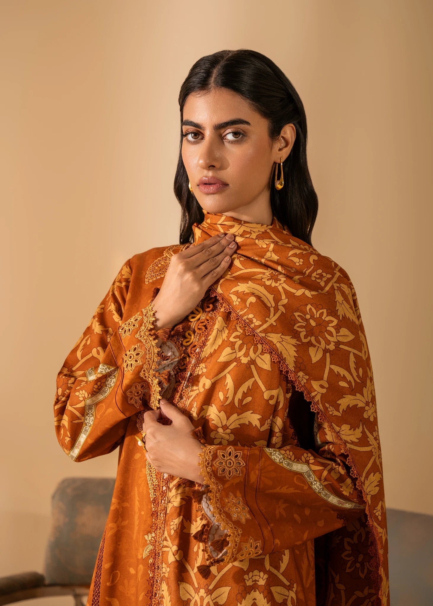 Nureh | Shades of Winter | LEILANI (AZ-04) - by - Libasekhas UK - Registered Vendor of : Nureh - 100% Original Designer Dresss