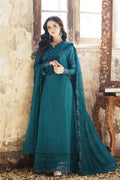 Azure | Ensembles Embroidered Formals | Mystic Teal - by - Libasekhas UK - Registered Vendor of : Azure - 100% Original Designer Dresss