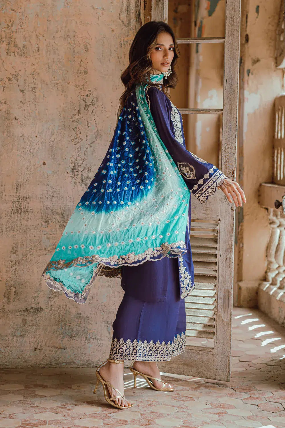 Azure | Embroidered Formals | Mystique Nova - by - Libasekhas UK - Registered Vendor of : Azure - 100% Original Designer Dresss