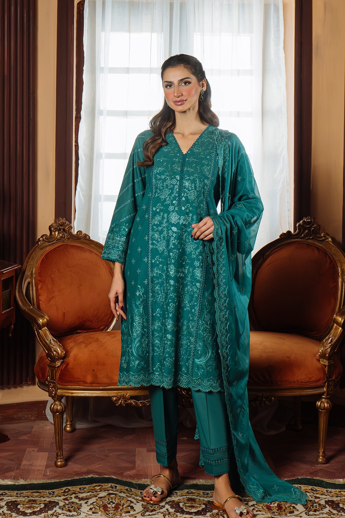 Sahar | Festive Edit Ready to Wear | Regal Reverie - RTW - by - Libasekhas UK - Registered Vendor of : Sahar - 100% Original Designer Dresss