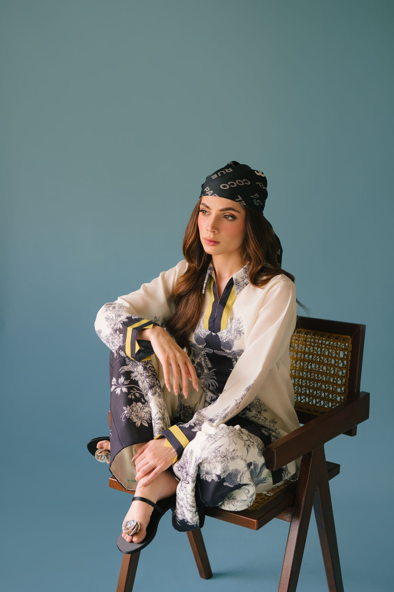 Sammy K | Lawn Pret 25 | Black Star - by Libasekhas UK - Registered Vendor of : Sammy K - 100% Original Designer Dress
