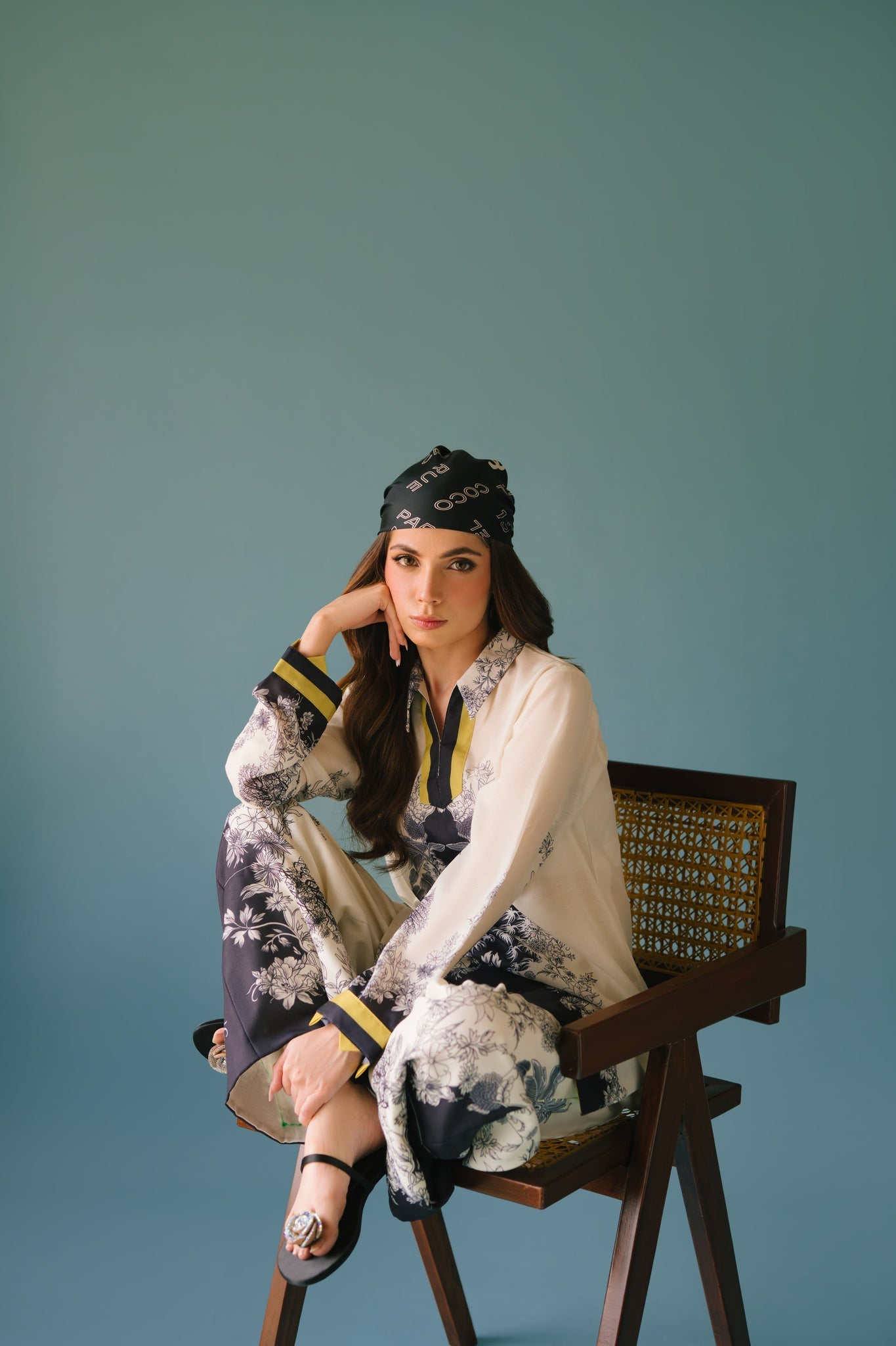 Sammy K | Lawn Pret 25 | Black Star - by Libasekhas UK - Registered Vendor of : Sammy K - 100% Original Designer Dress