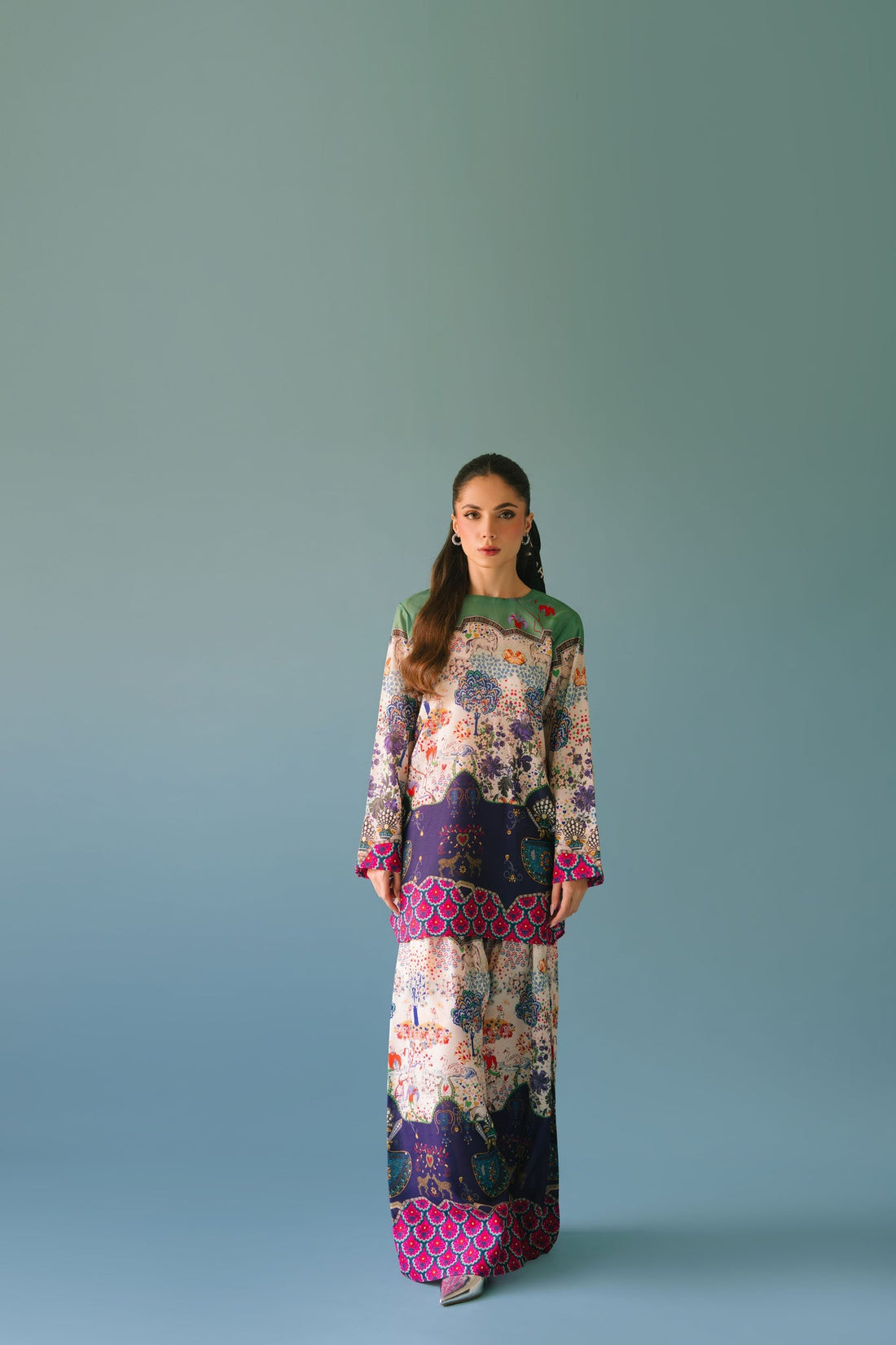 Sammy K | Lawn Pret 25 | Hanging Garden - by Libasekhas UK - Registered Vendor of : Sammy K - 100% Original Designer Dress
