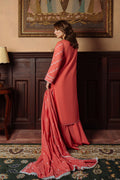 Sahar | Festive Edit Ready to Wear | Gilded Coral - RTW - by - Libasekhas UK - Registered Vendor of : Sahar - 100% Original Designer Dresss