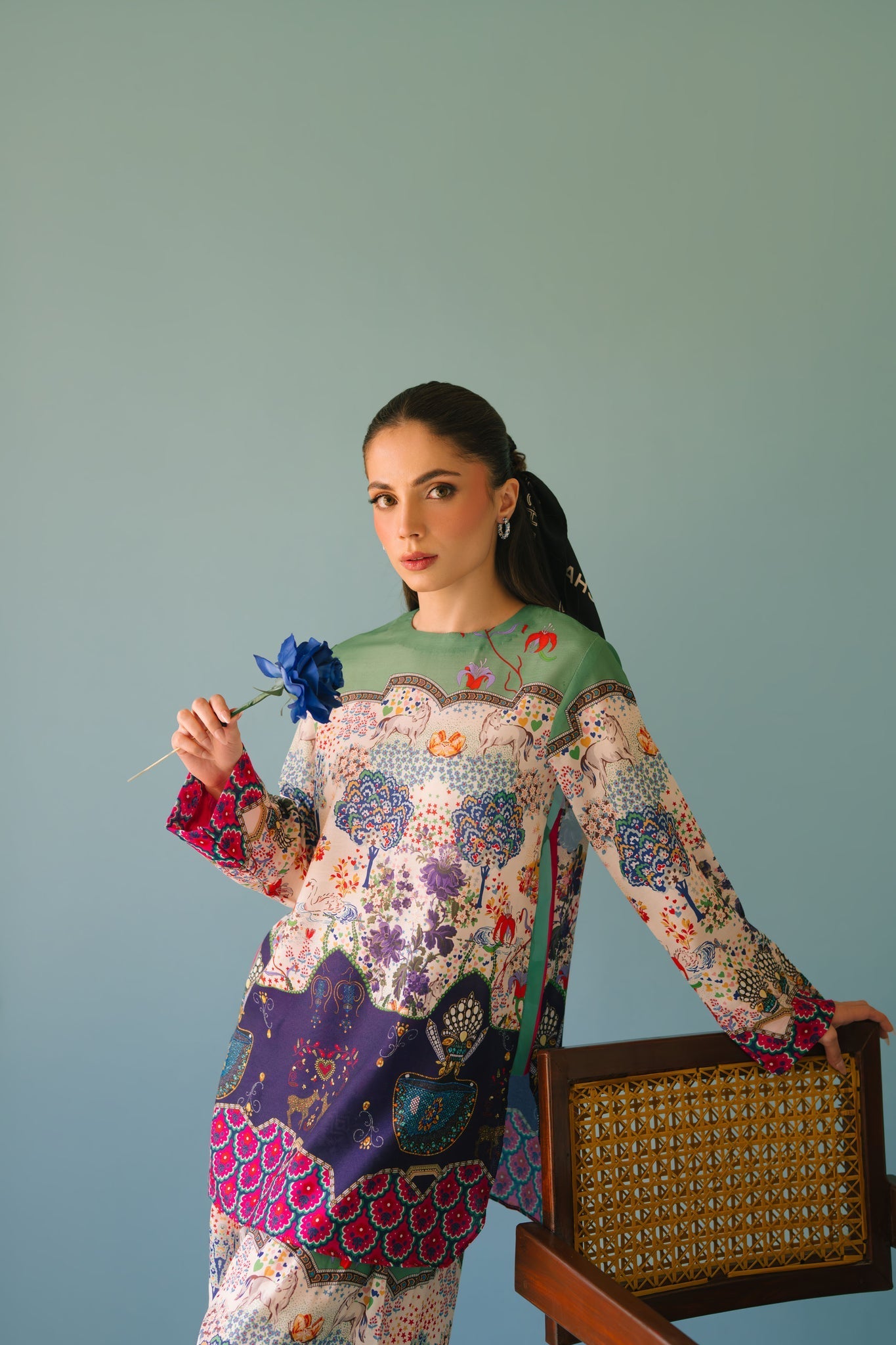 Sammy K | Lawn Pret 25 | Hanging Garden - by Libasekhas UK - Registered Vendor of : Sammy K - 100% Original Designer Dress