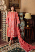 Sahar | Festive Edit Ready to Wear | Gilded Coral - RTW - by - Libasekhas UK - Registered Vendor of : Sahar - 100% Original Designer Dresss