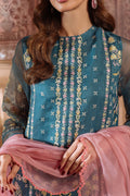 Sahar | Festive Edit Ready to Wear | Serene Teal - RTW - by - Libasekhas UK - Registered Vendor of : Sahar - 100% Original Designer Dresss