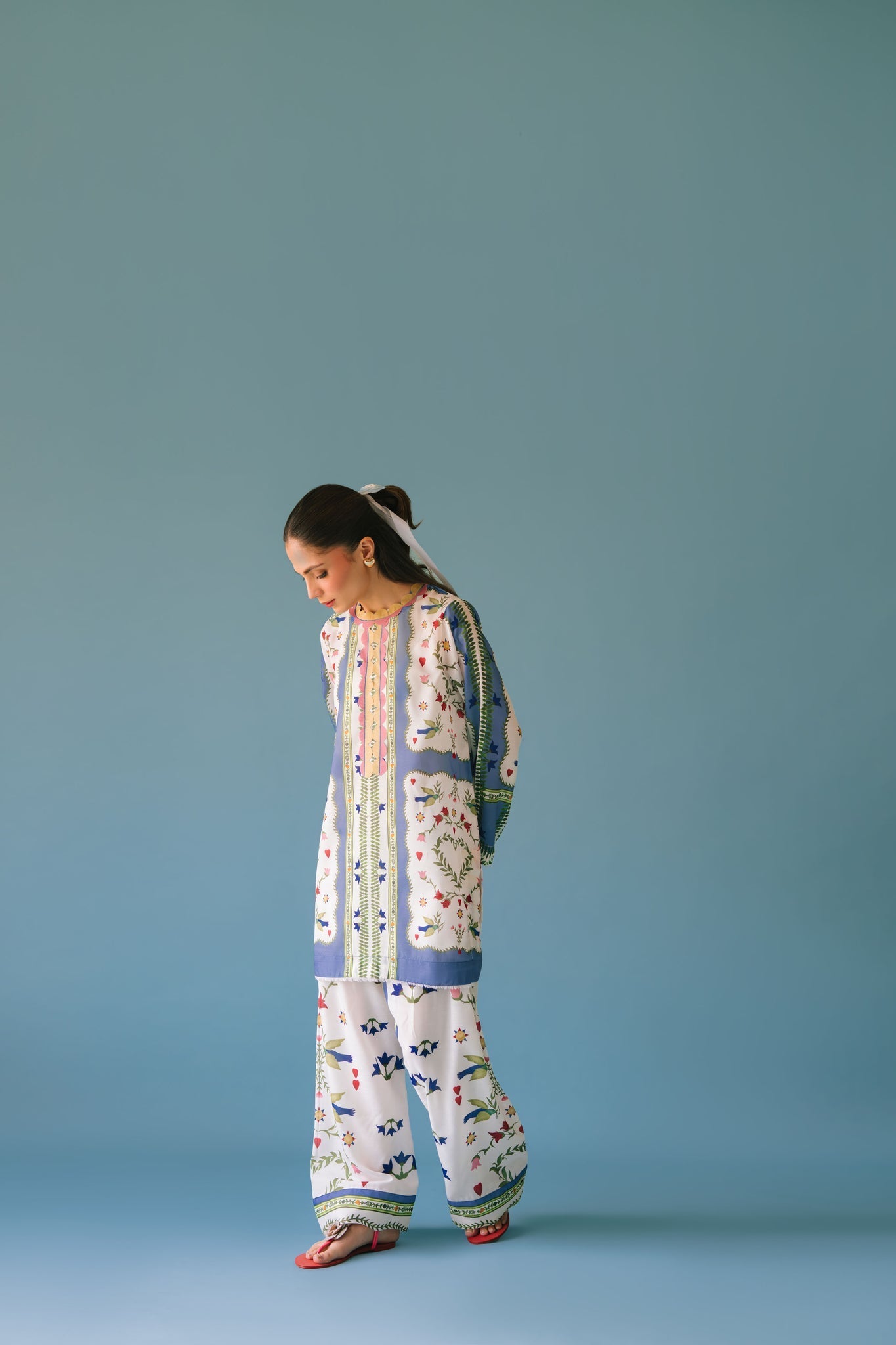 Sammy K | Lawn Pret 25 | flower bud - by Libasekhas UK - Registered Vendor of : Sammy K - 100% Original Designer Dress